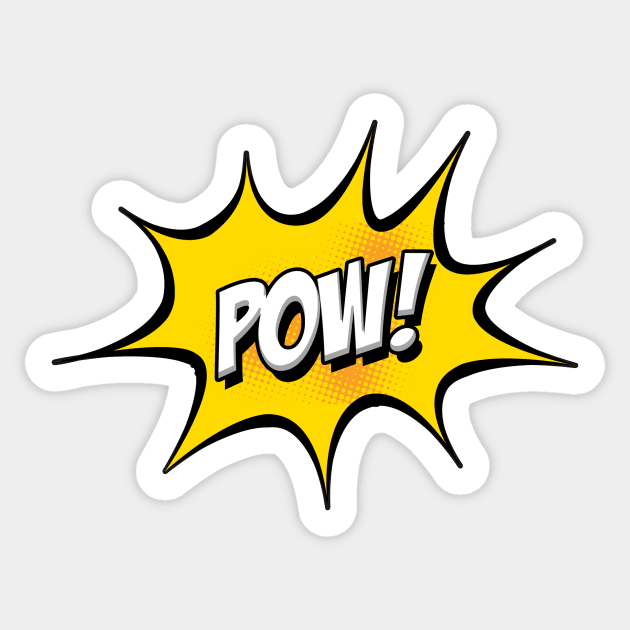 Pow Sticker by Aye Mate